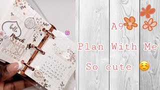 Plan With Me | A9 Rings| March | Bujo #plannercommunity #a9 #planwithme