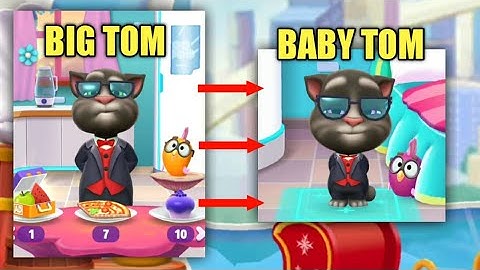 TOM BECOMES BABY AGAIN! - My Talking Tom 2 Gameplay Part #29 (Android/iOS)