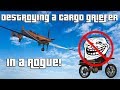GTA Destroying a Cargo Griefer with a Rogue