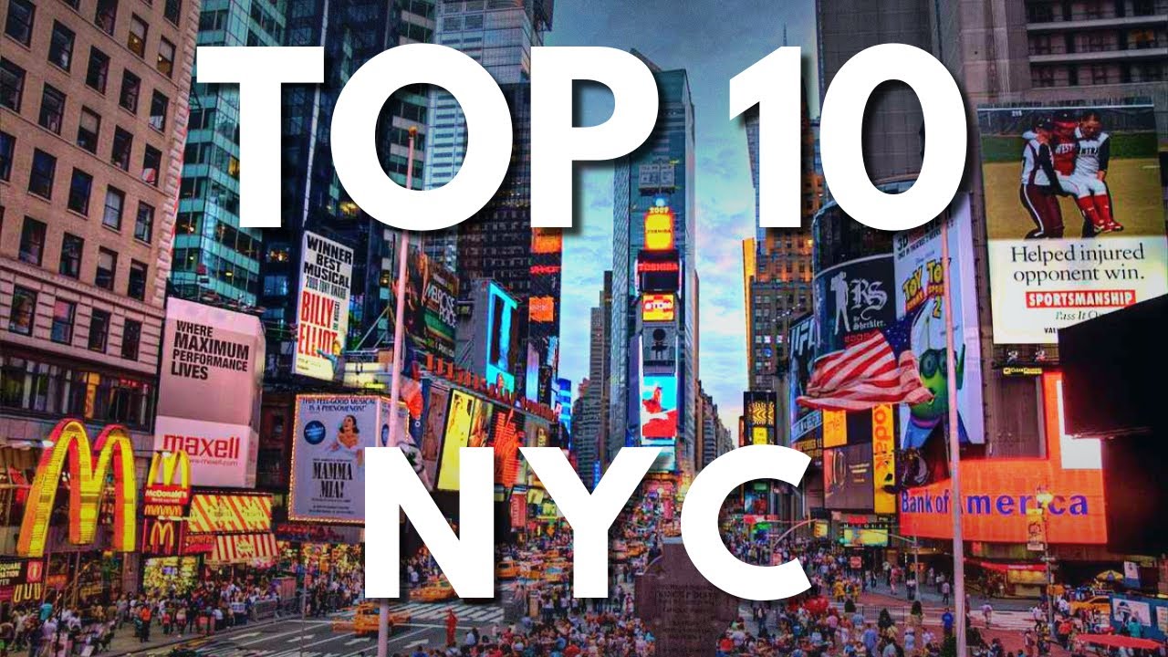 TOP 10 Things to do in NEW YORK CITY 2023 - NYC Travel Guide - YouTube