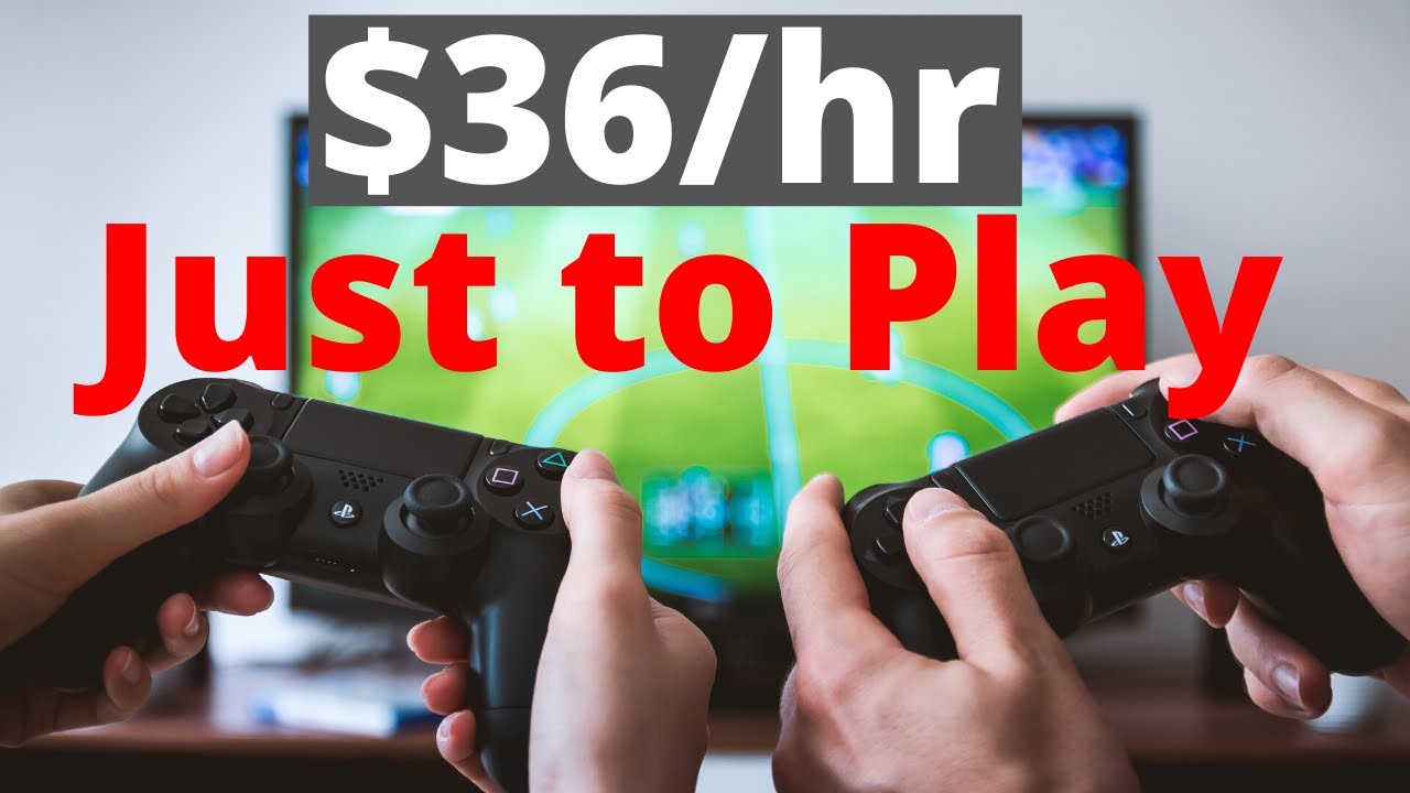 Make $36 an hour by playing video games on this website! Credits