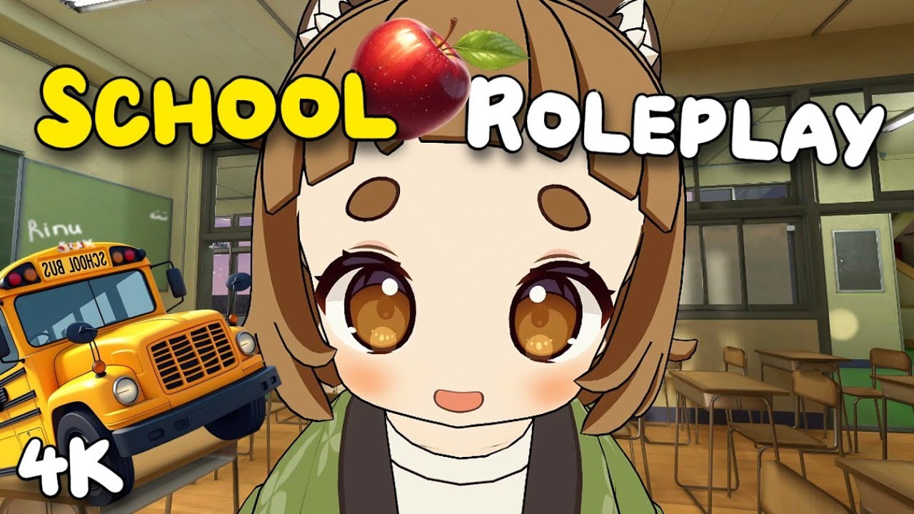 School Roleplay ASMR! (Writing, Inaudible, Unintelligible, Ambience) 4K