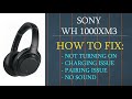 Sony wh 1000xm3  ne sallume pas  problmes de charge et de couplage  pas de son  pas de pouvoir  comment rparer