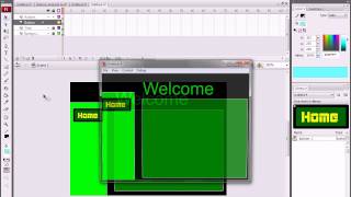 How to create a website in adobe flash cs3 part 1