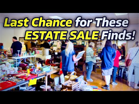 Estate Sale Shopping Last-Minute Finds in 70-Year Collection!