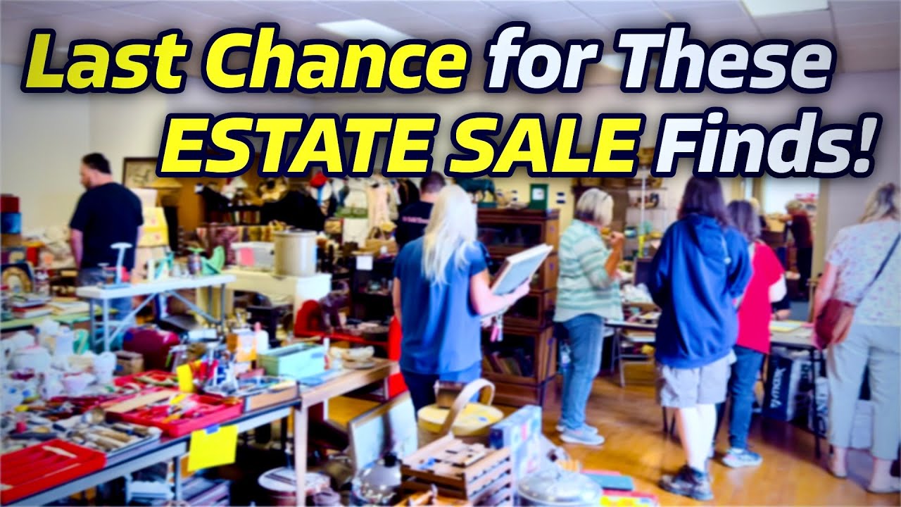 Estate Sale Shopping Last-Minute Finds in 70-Year Collection!