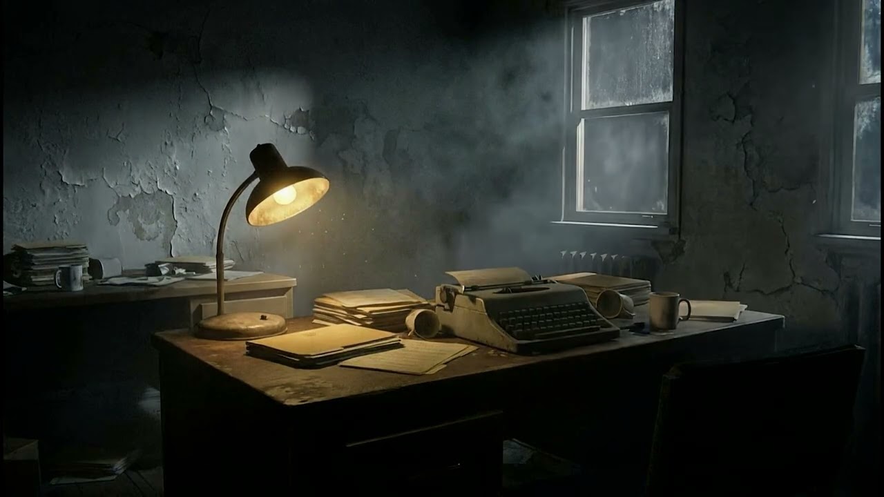 A Safe Place in an Abandoned Office | Cozy Horror Ambience