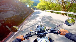 【W800】排気音だけで70分の秩父旅。299と三峯神社【作業用】