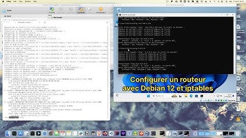 🖥️ Configurer un routeur à 2 interfaces sous Debian 12