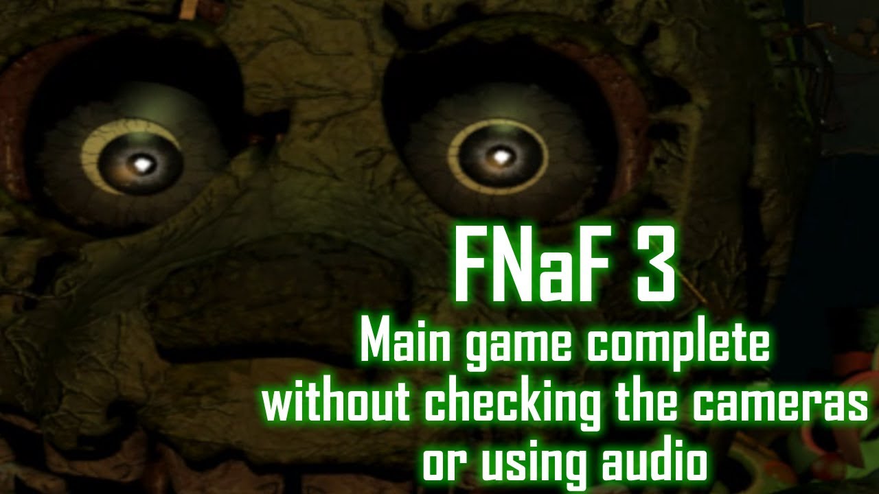 Is It POSSIBLE to Beat Five Nights at Freddy's 3 WITHOUT the