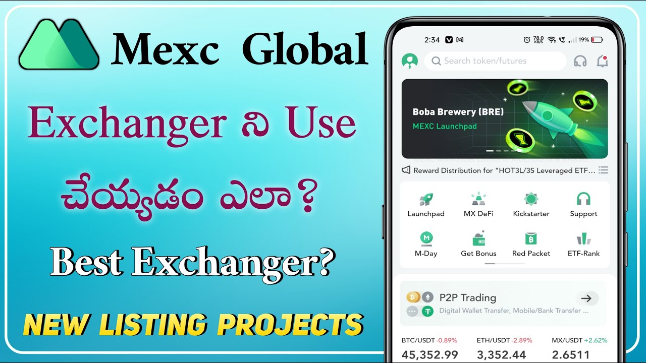 How To Use Mexc Global Exchanger In Telugu | Mexc Global Signup Process In Telugu | Crypto World