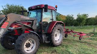 Making hay with the case ih cx100