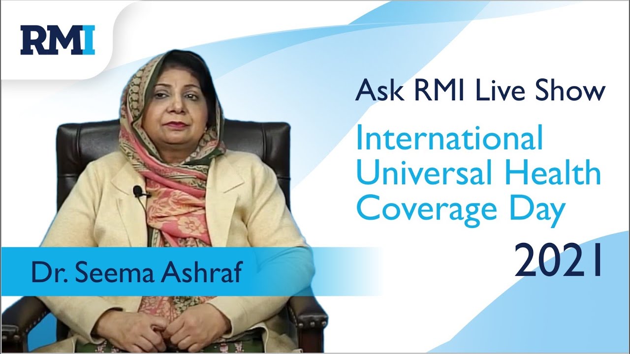 Ask RMI Live with  Dr. Seema Ashraf | Consultant Family Physician | RMI | Peshawar