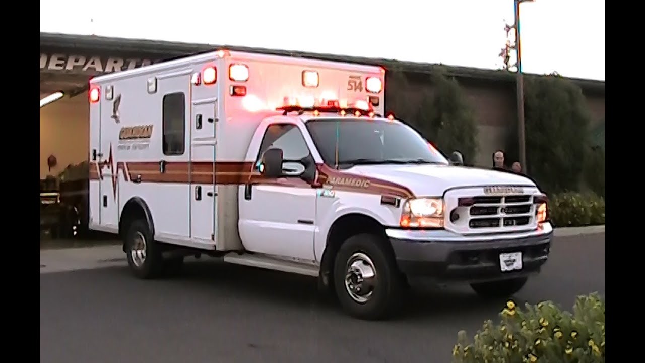 Guardian medical transport Medic 514 emergency lights (walk around) Tusayan FD [AZ 7/2011
