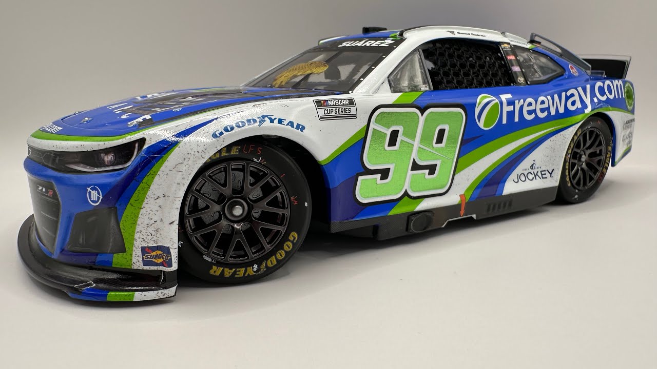 Review: 2024 Daniel Suárez #99 Freeway Insurance Atlanta Win Chevy Camaro 1/24 NASCAR Diecast