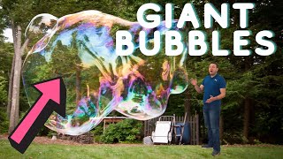 Easy Giant Bubbles - Make Your Own Wand and Solution