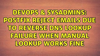 Postfix reject emails due to reverse DNS lookup failure when manual lookup works fine Net Worth
