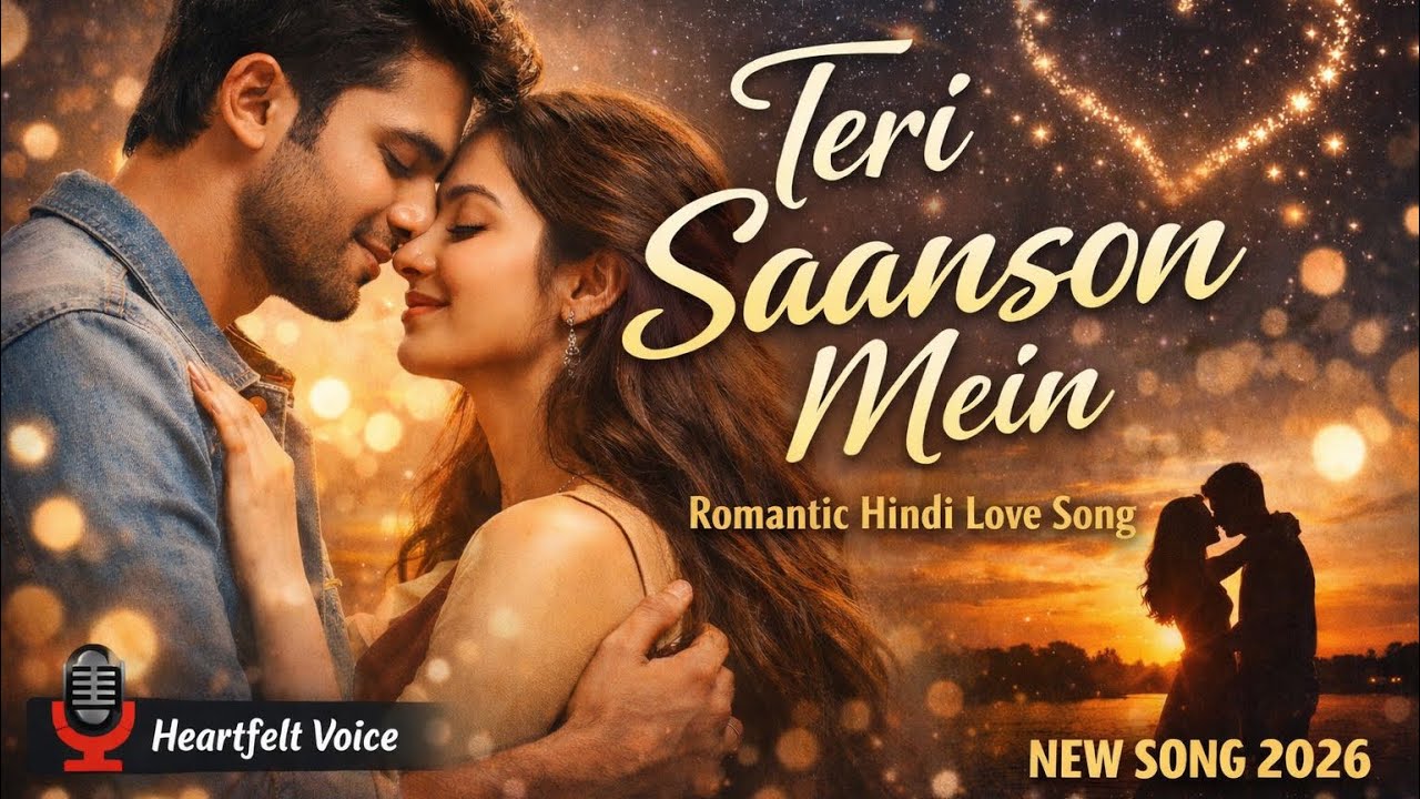 Teri Saanson Mein ❤️ | New Romantic Hindi Love Song 2026 | Heartfelt Love Ballad