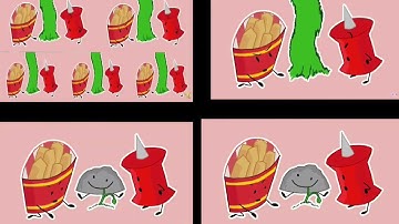 BFDI:TPOT: 1, 2, 3, 4, 5, 6, 7 and 8 Intro Comparison! [PRACTICALLY PERFECT]