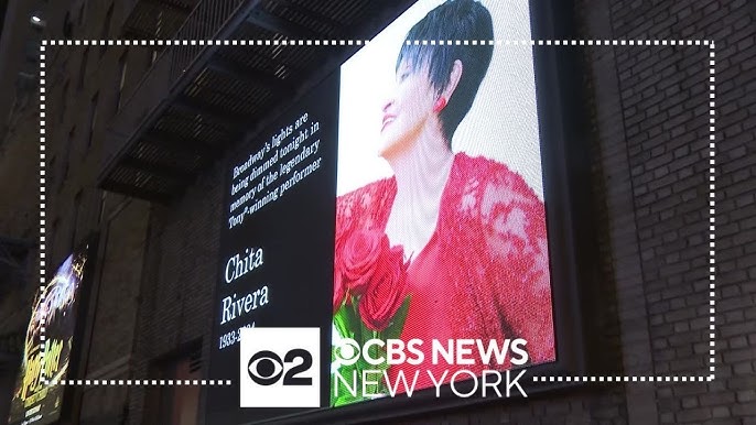 Broadway Dims Marquee Lights In Honor Of Legendary Performer Chita Rivera