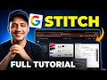 How to Use Google Stitch (2026) - Full Tutorial in Hindi