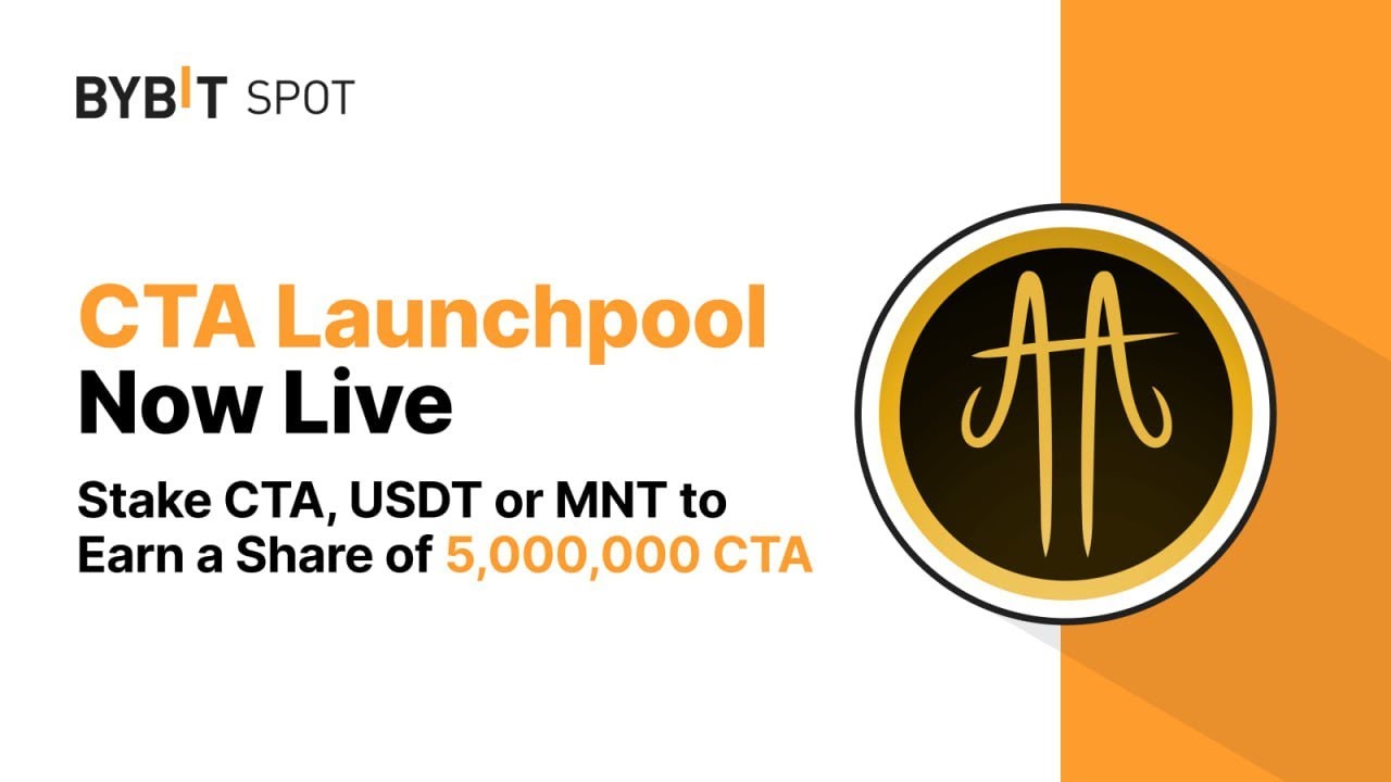 BYBIT Launchpool CTA : Stake CTA, USDT or MNT to Earn a Share of 5,000,000  CTA! - YouTube