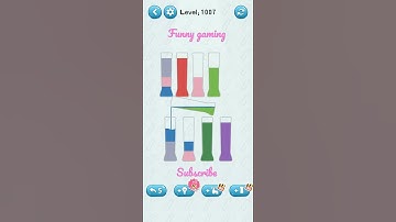 water sort puzzle game level 1007 #numpuz #game #shorts #watersortpuzzle #androidgames