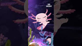 Relax under 1 minute –Axolotls Dreaming Peacefully  | Gentle Lullaby Music 🎶🌊 SLEEP BEDTIME CALM