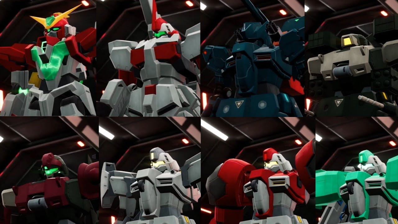 【ガンブレ4#1】再現機体出撃シーン&機体構築【ガンダムブレイカー4】