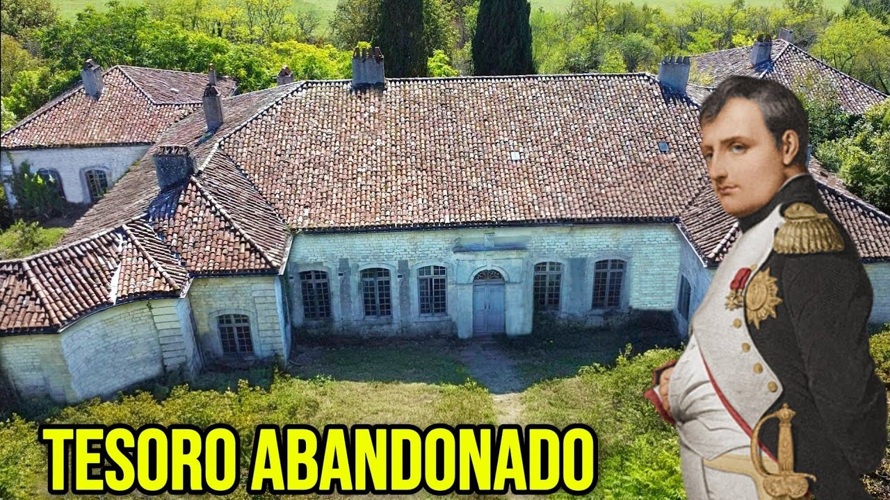LUJOSO PALACIO ABANDONADO de NAPOLEÓN - Me ENCUENTRO CON RELIQUIAS | Sitios Abandonados y URBEX