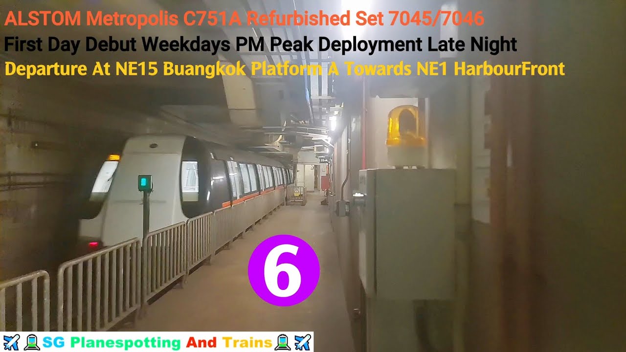 [Day 1 Weekdays PM LN Debut] SBST NEL ALSTOM Metropolis C751A ...