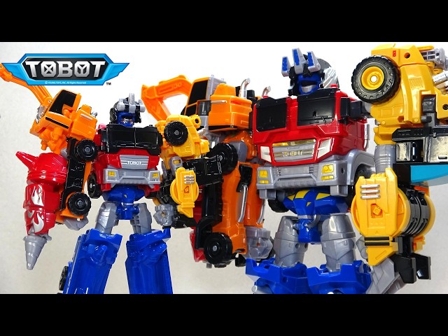 【ミニ版でも単体変形＆合体！】トボット 3体合体 ヘビーメタル