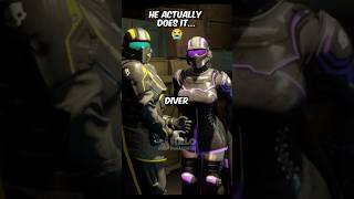 He Actually Does It 😭 #helldivers2 #halo