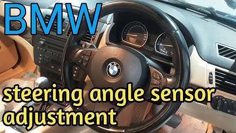 HOW TO CALIBRATE OR ADJUST STEERING ANGLE SENSOR BMW E46 E36 E39 E60 E65 E53 X3 X5