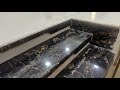 Staircase design / Flooring design / Countertop design with LED lights