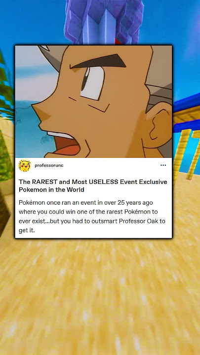 Pokemon Tumblr | The Most Useless Event Pokemon