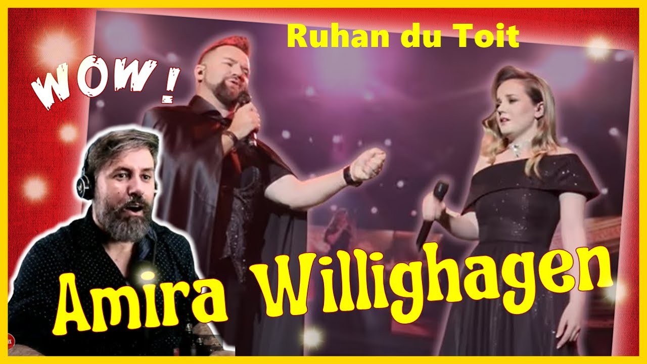 Amira Willighagen & Ruhan du Toit - The Phantom Of The Opera  (Live) | REACTION