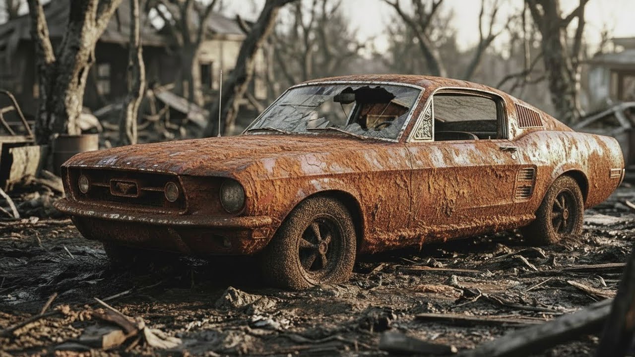 I baught This 1967 Mustang V8 Abandoned Car For Only $250 (Full ASMR Restoration Will Shock You)