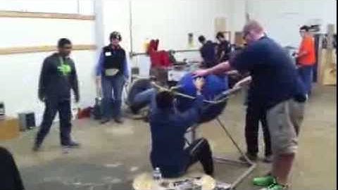 2014 FRC team Aim robotics 1123 shooter prototype