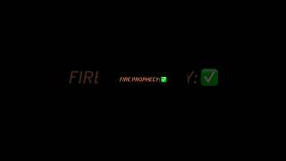 FIRE PROPHECY FULFILLED | #shorts #prophecy #Endtimes