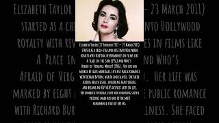 Elizabeth “Liz” Taylor — Hollywood royalty, love-storms #LizTaylor #StarPower #LoveStorms #Survivor