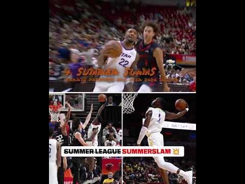 When summer league goes full SummerSlam 💥