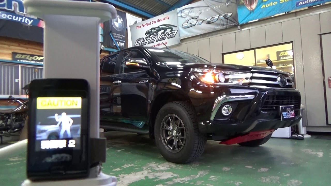 TOYOTA/120系「HILUX PICKUP」にPanthera-Z705をインストール