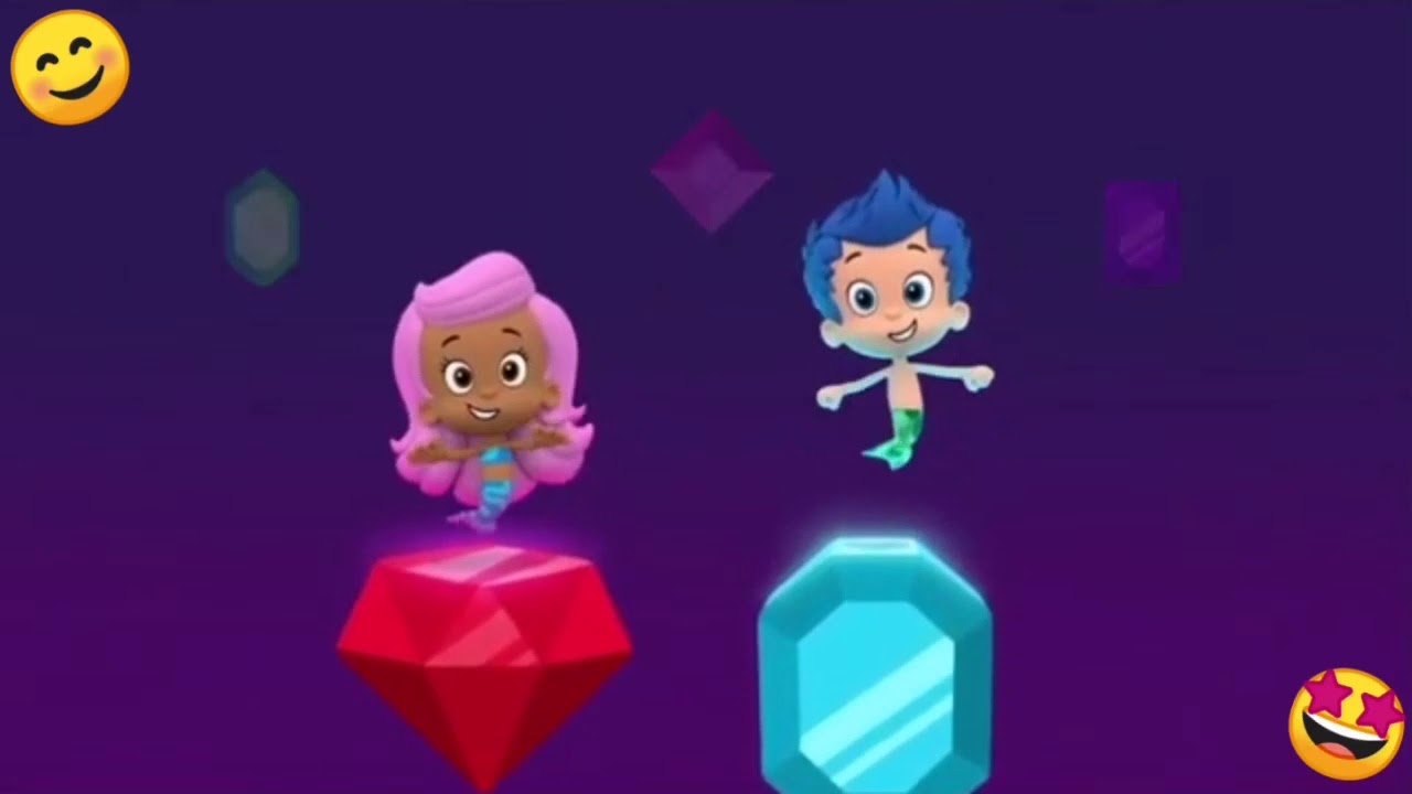 Bubble Guppies The wonderful Gemstones Song. Music for kids. Loop