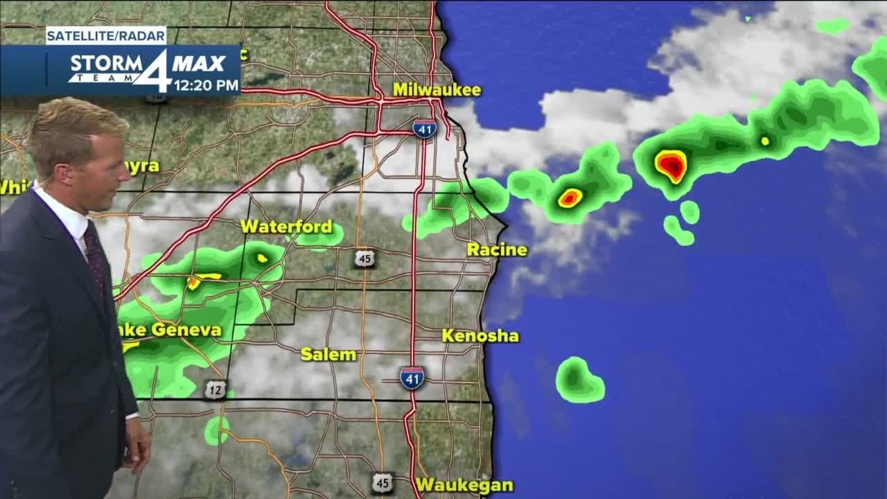 Mostly sunny and warm Wednesday with slight chance for showers - YouTube