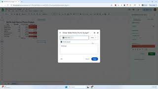 Google Sheets Picnic Budget Assignment Part 3 25-26 (FoC)