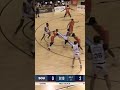 Isaiah Moore behind the back to Josh Roberts!