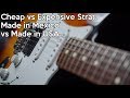 Cheap vs Expensive Stratocaster:  Made in Mexico Vs. Eric Johnson Signature Strat