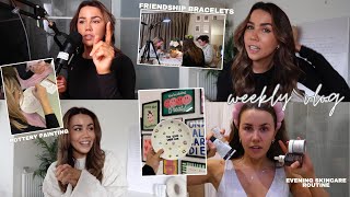 OFFICIALLY *BRUNETTE*, MY EVENING SKINCARE ROUTINE, POTTERY PAINTING & BOOK CHAT | weekly vlog by Jess Sheppard 1,583 views 1 month ago 37 minutes