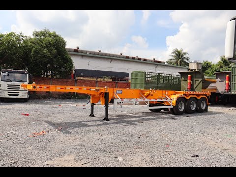Video Sơ Mi Rơ Mooc Xương 40F- CIMC Hoàng Long - youtube